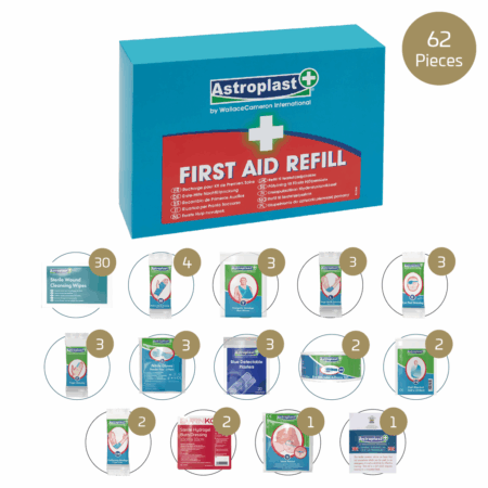 Wallace Cameron Medium BS 8599-1 (2019) Catering First Aid Kit Refill
