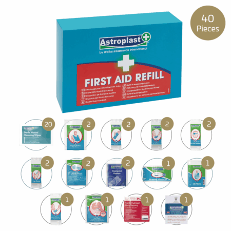 Wallace Cameron Small BS 8599-1 (2019) Workplace First Aid Kit Refill