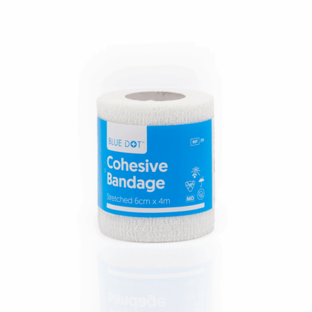 Blue Dot Cohesive Bandage 6cm x 4m