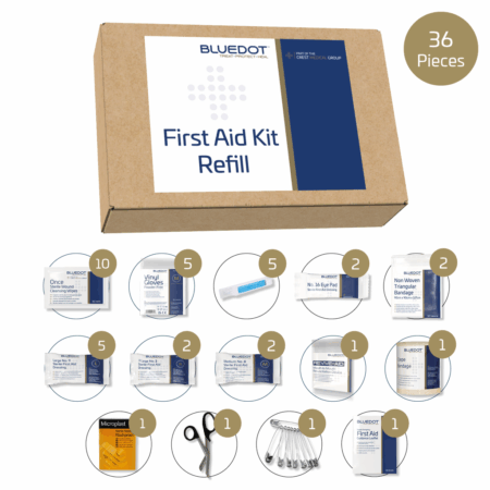 Blue Dot 1-10 Person HSA First Aid Kit Refill