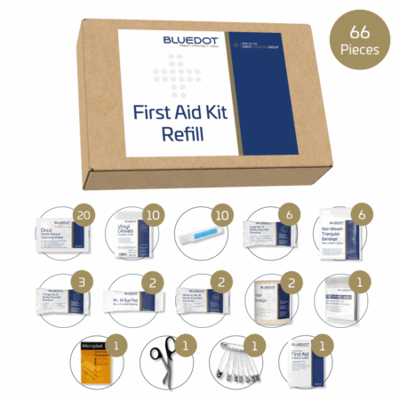 Blue Dot 11-25 Person HSA First Aid Kit Refill