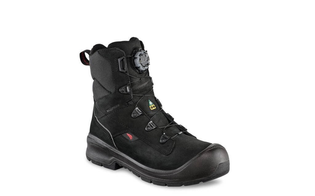 Red Wing Versapro 3035 8" Boa Boot Black S7L SR HRO LG FO SC
