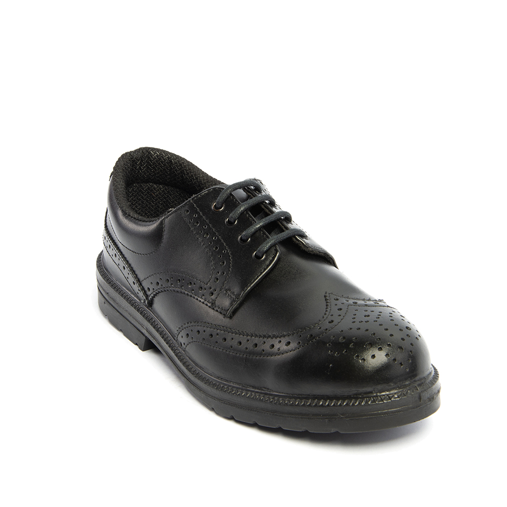 Himalayan 912C Formal Black Leather Brogue Safety Shoe