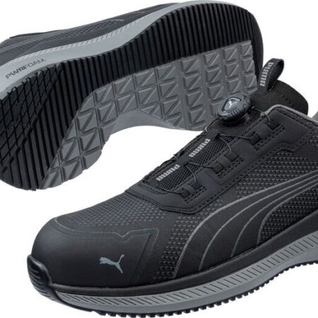 Puma® Safety SLIDE DISC Blk/Grey Low S1PS ESD FO HRO SR (646141)