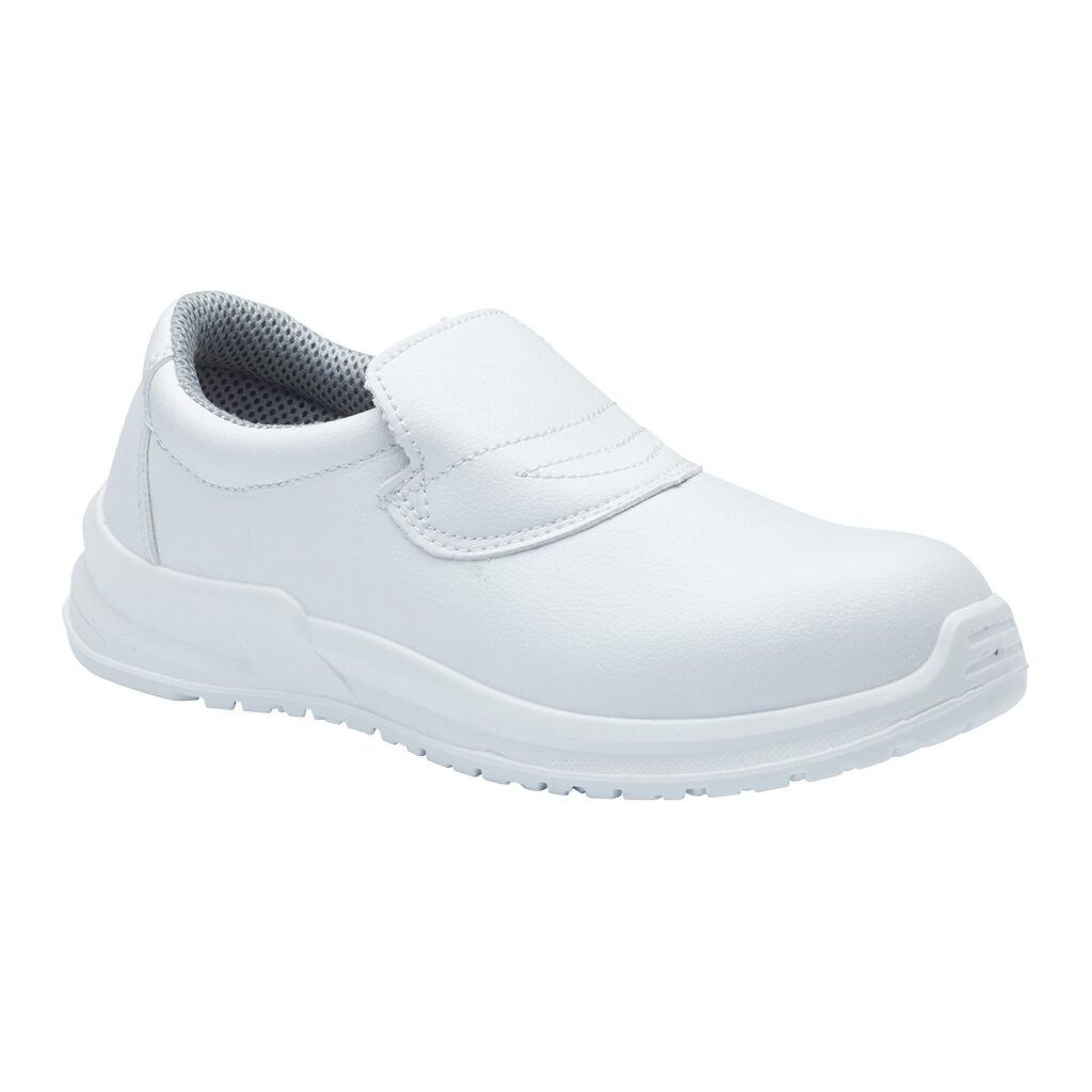 Blackrock SBU04 White  Hygiene Slip-On Shoe S2 SRC