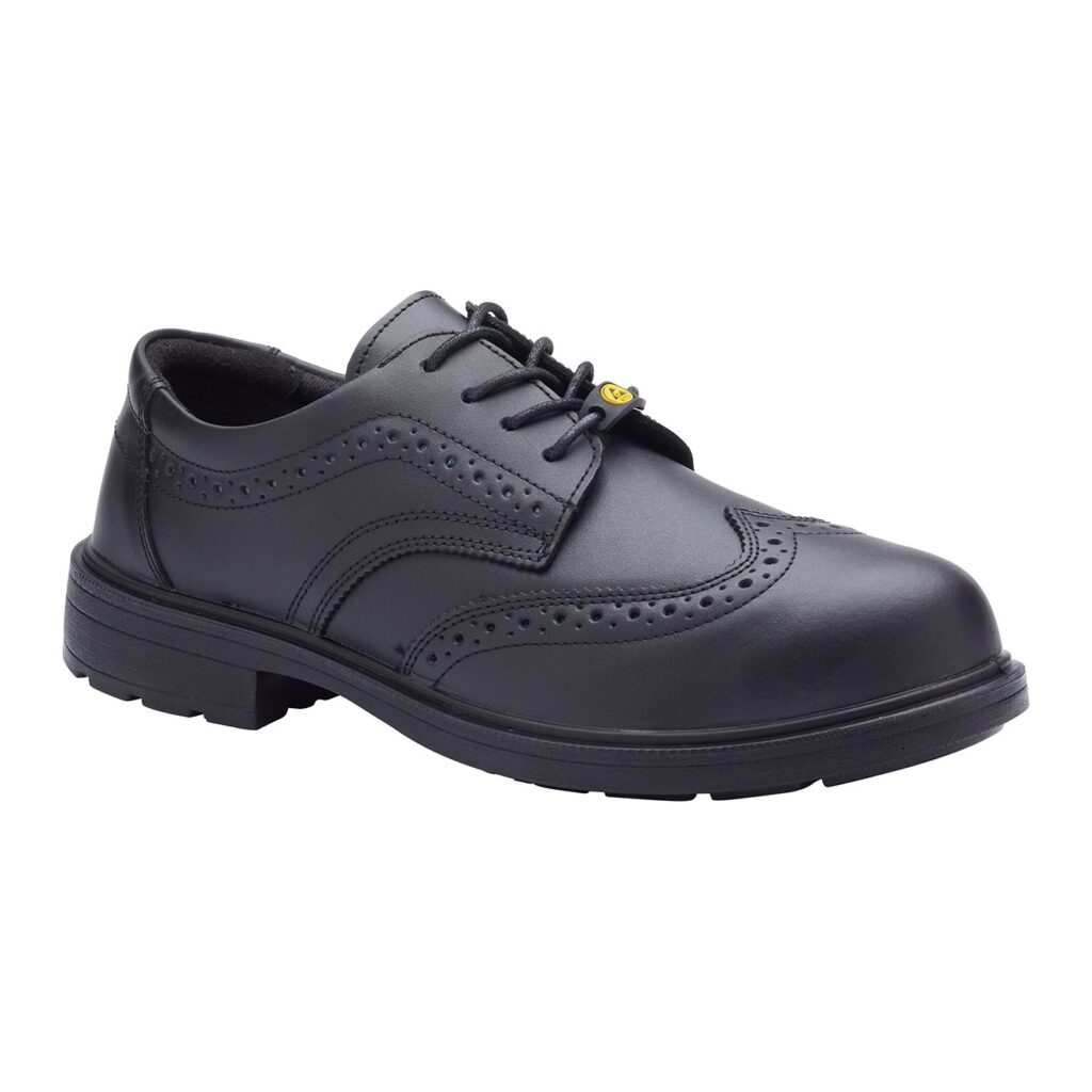 Blackrock CF36 Brogue ESD Composite professional-style executive shoe, metal-free S3L FO SR