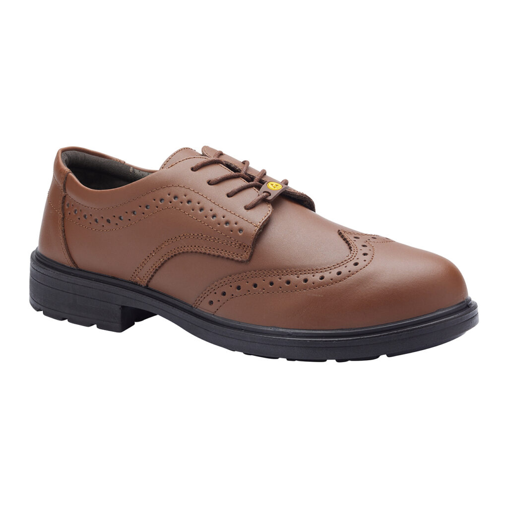 Blackrock CF37 Brogue ESD Composite professional-style executive shoe, metal-free S3L FO SR