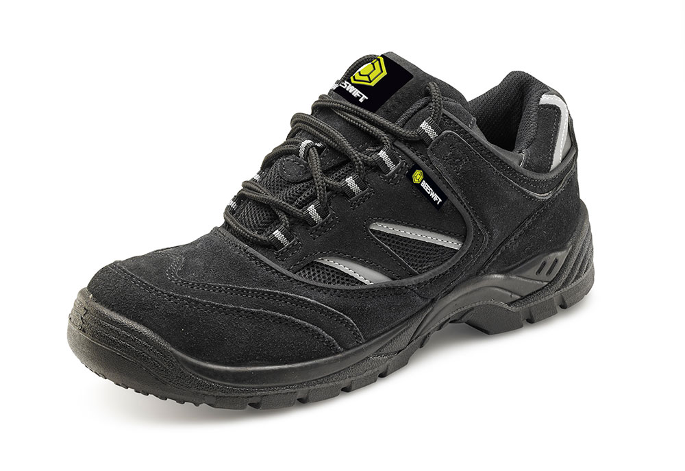 Beeswift Safety Trainer Shoe Black