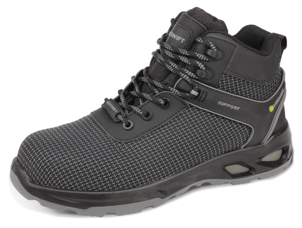 Beeswift Himley Tpu Tek Composite Mid Lightweight Safety Work Boot S3s Black