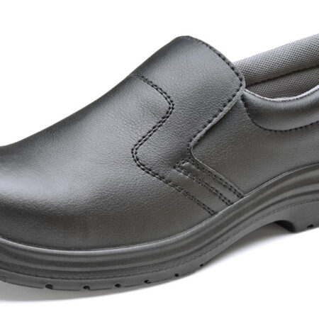 Beeswift Micro-fibre Slip On Shoe S2 Black