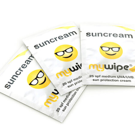 My Wipe Sun Cream Sachet Factor 25 Spf White Product Code: CM1771 Carton 500 Each 39p