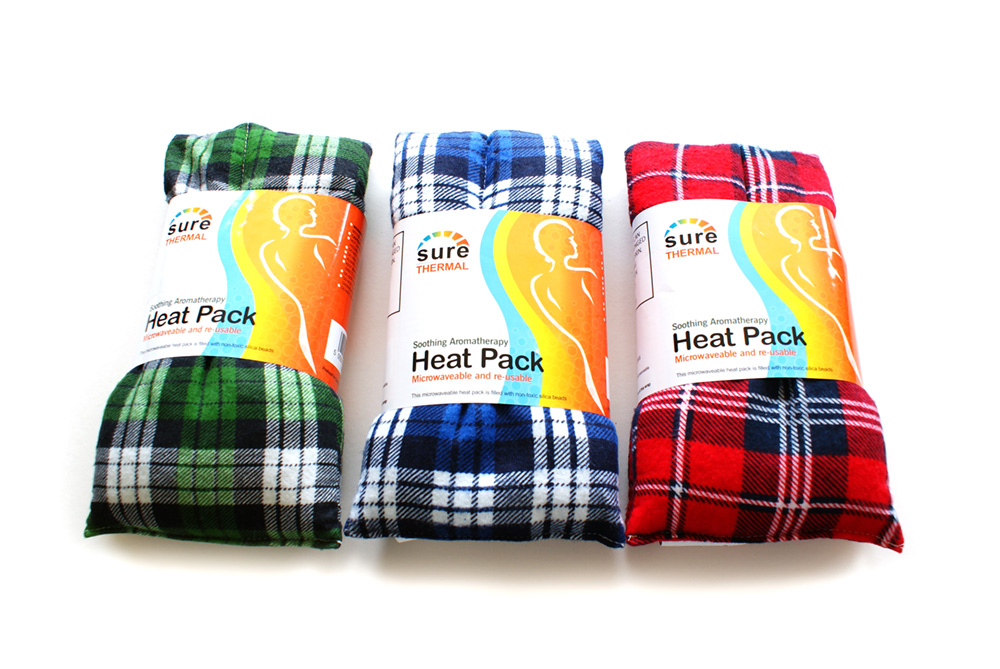 Sure Thermal Heat Pack Tartan Assorted Blue Item Code: CM2056 pack of 6
