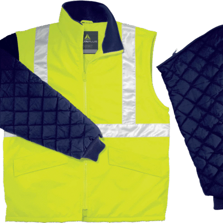 FREEWAY HV 2-in-1 jacket with warm removable sleeves for day and night visibility - Image 2