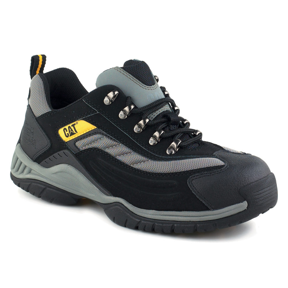 Cat 7025 Moor Black Safety Trainer