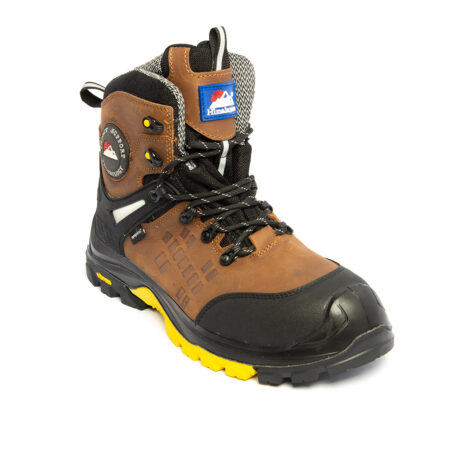 Himalayan 5802 Vibram Waterproof Composite Side Zip Brown Safety Boot