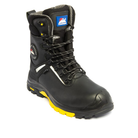 Himalayan Vibram 5803 Waterproof Composite Combat Side Zip Black Safety Boot