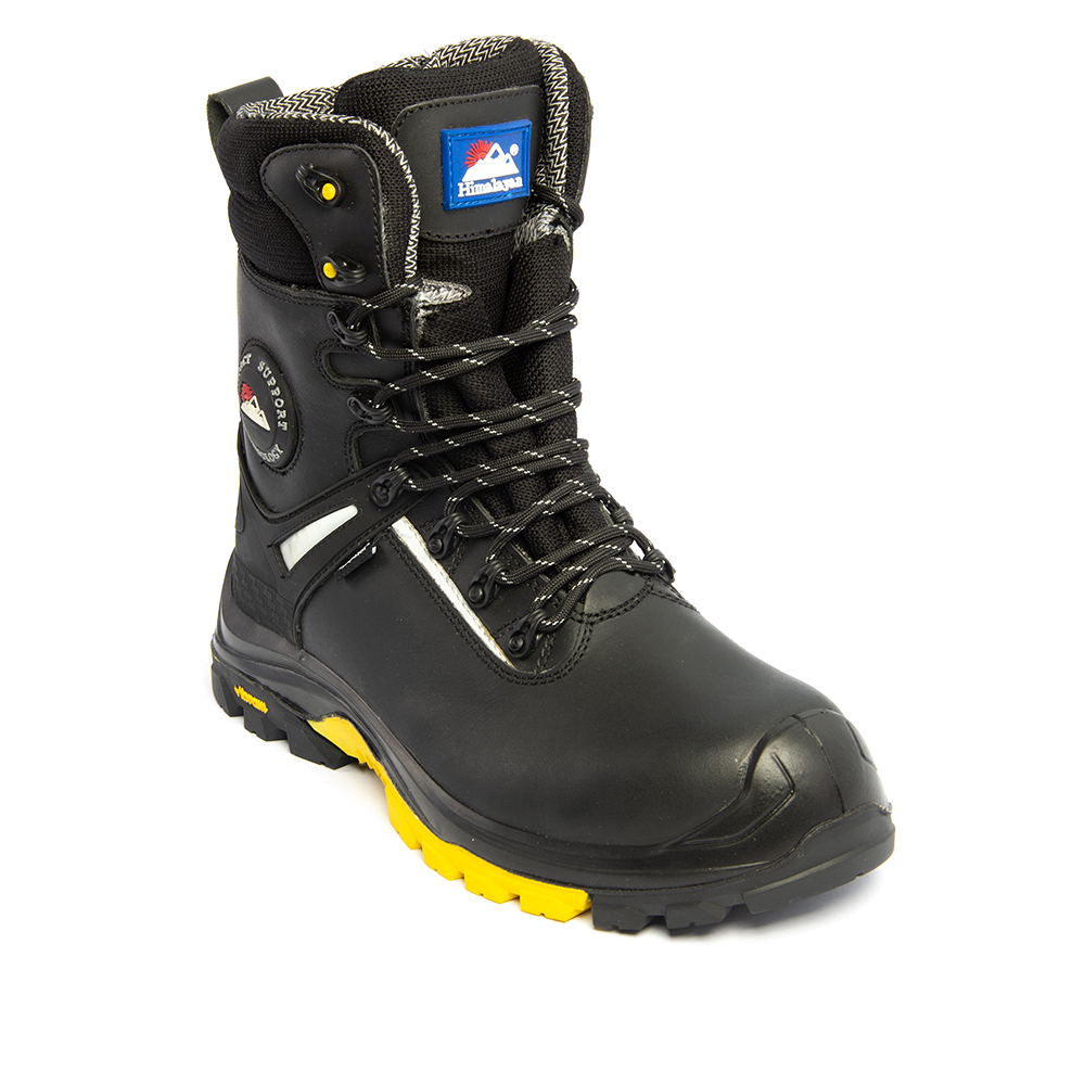 Himalayan Vibram 5803 Waterproof Composite Combat Side Zip Black Safety Boot