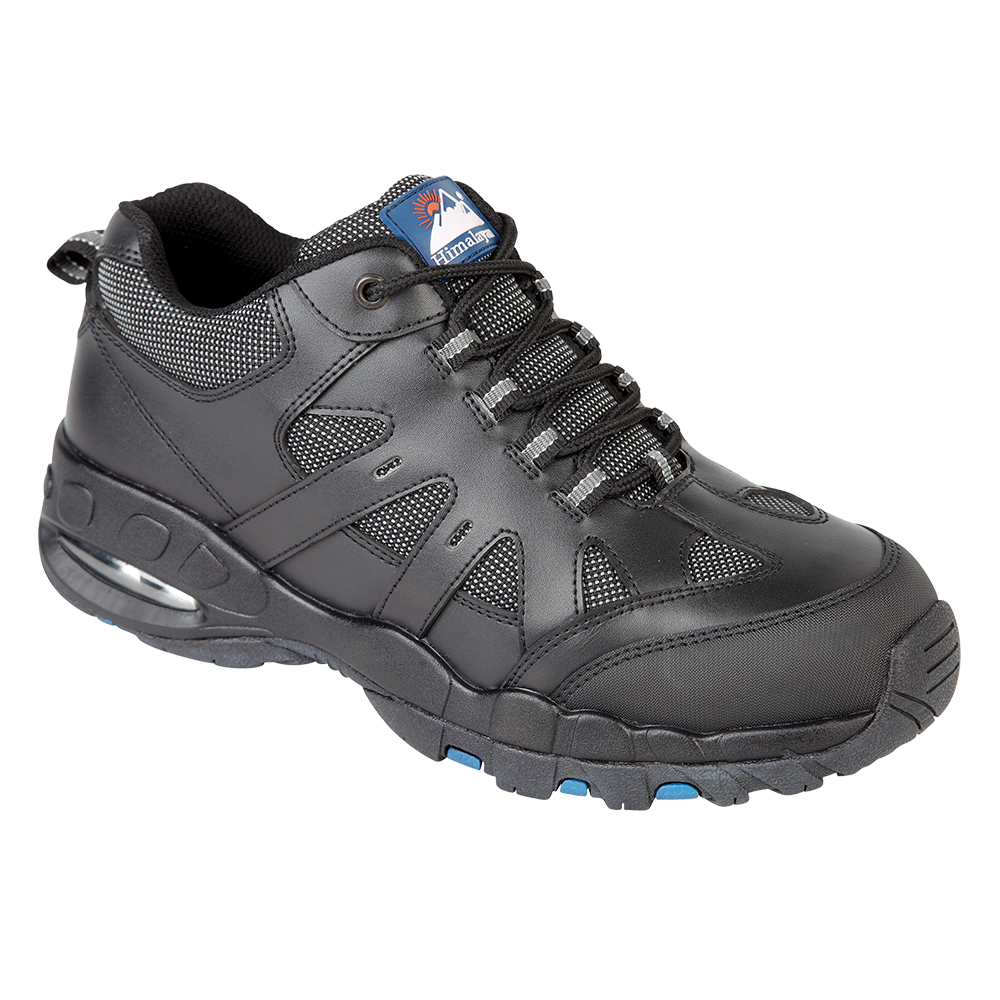 Himalayan 4041 Air Bubble Black Leather Safety Shoe