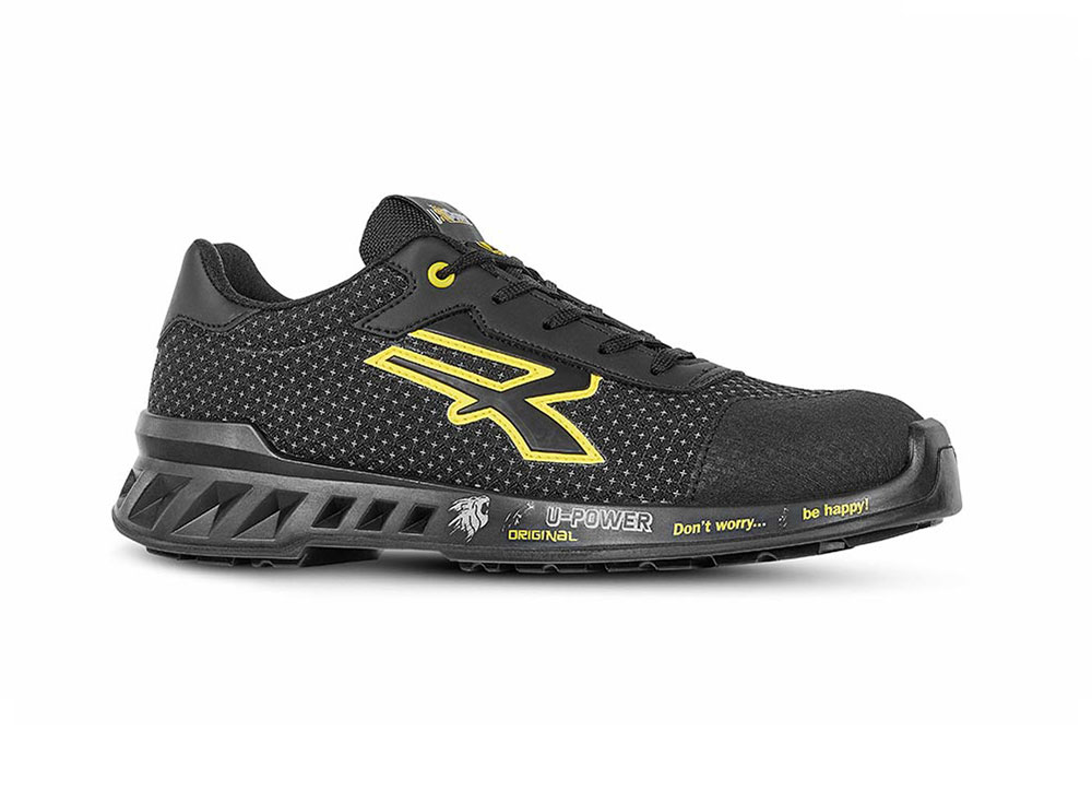 Upower Matt Light Safety Shoes Esd Black