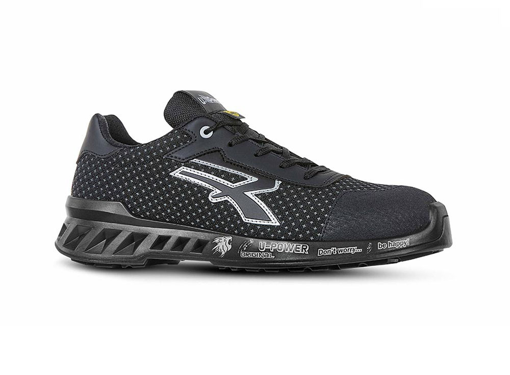 Upower Logan Light Safety Shoes Esd Black