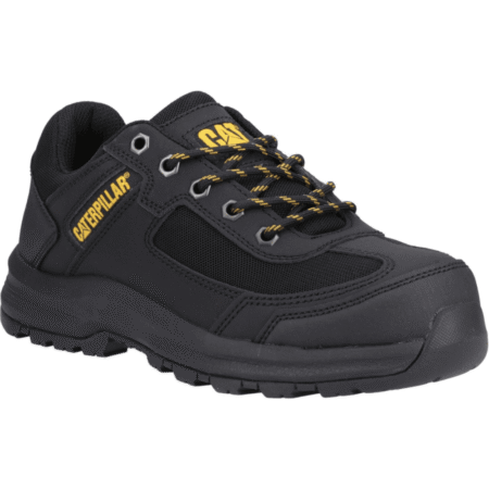 CAT Elmore Low Safety Trainers Black S1P