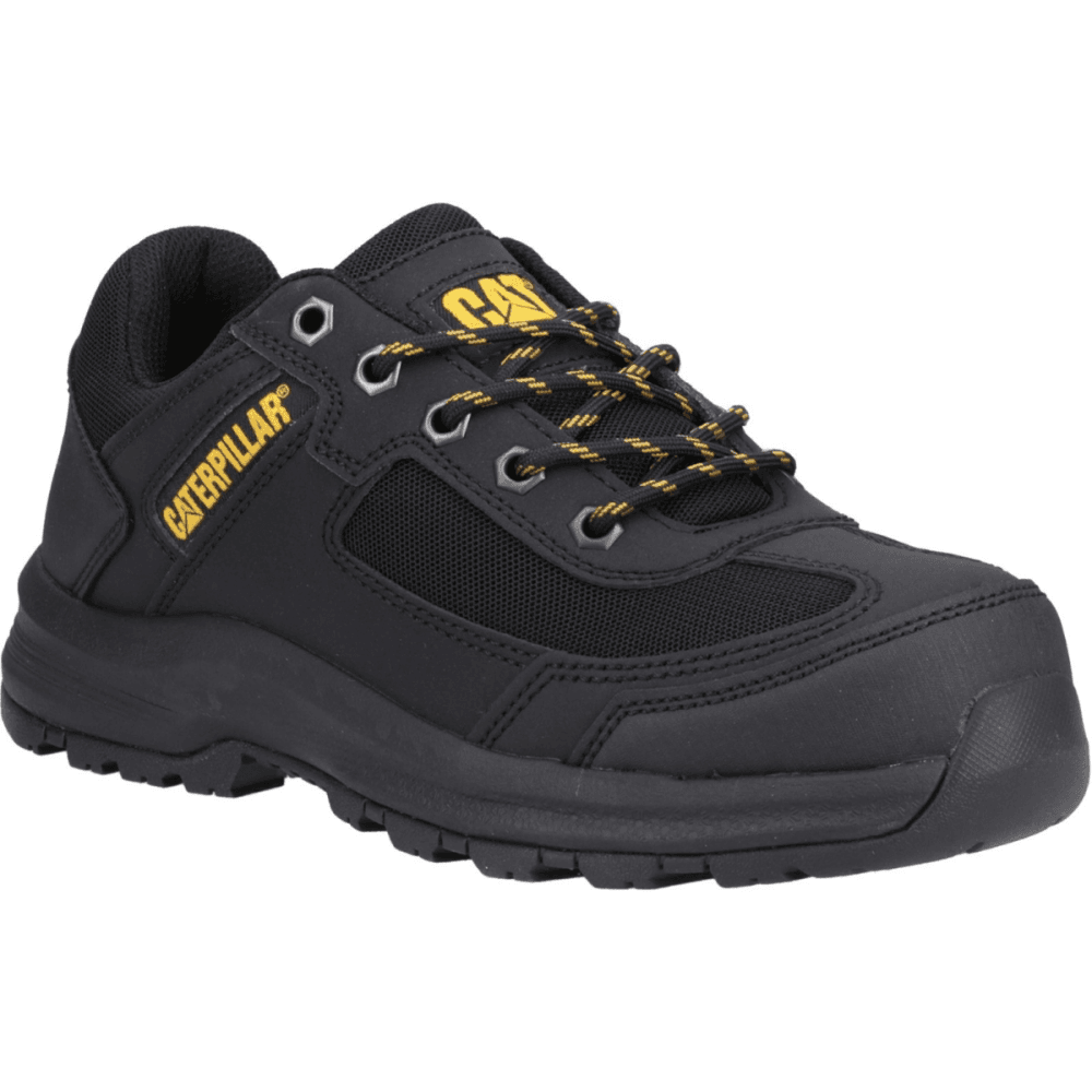 CAT Elmore Low Safety Trainers Black S1P