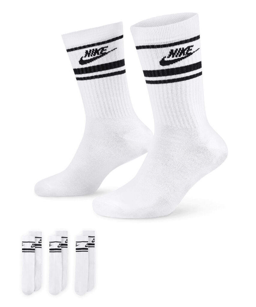 Nike Dri-FIT Sportswear everyday essential socks (3 pairs) DX5089 White