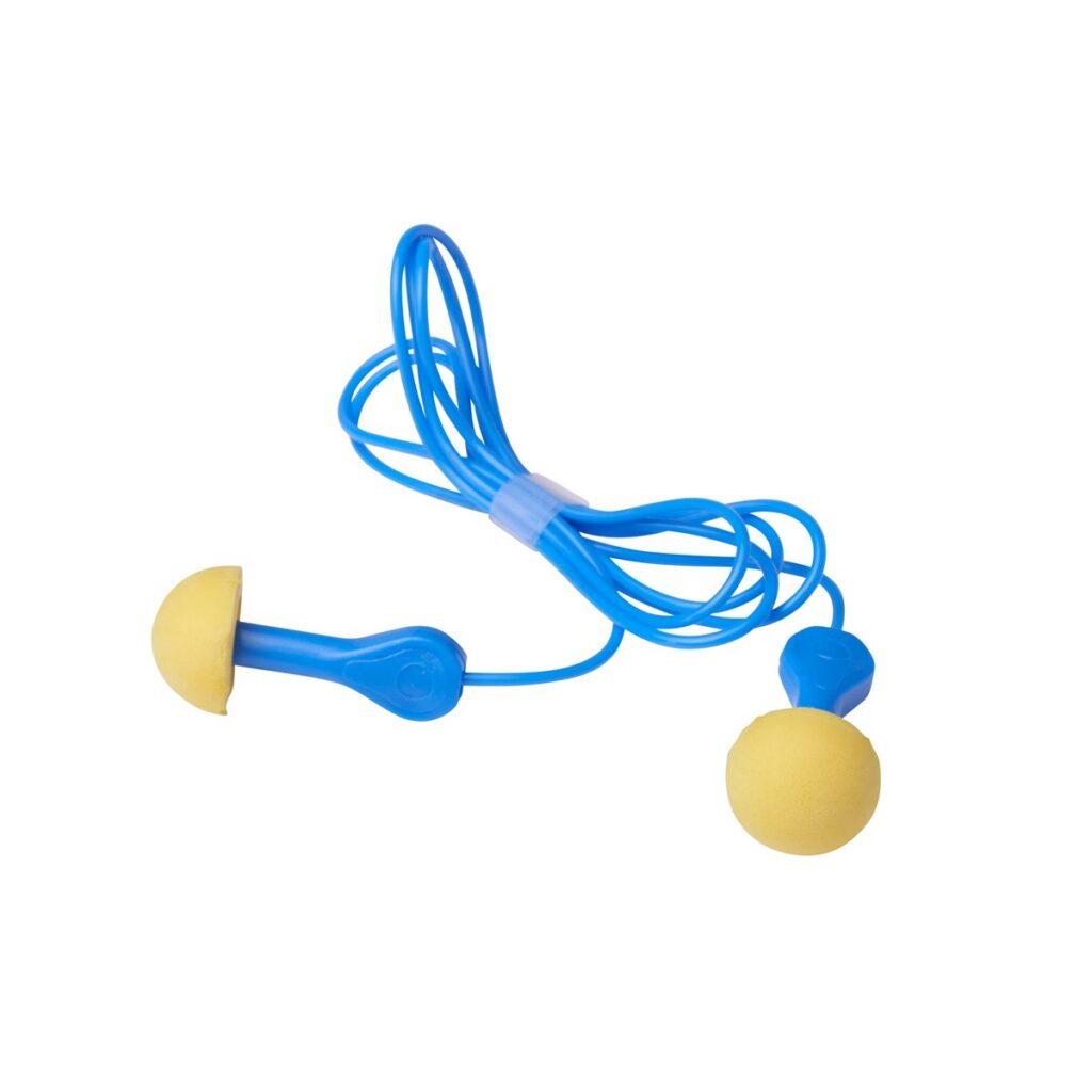 3M™ E-A-R™ Express™ EX-01-001 Earplugs, 28 dB, Corded, 100 Pairs/Box