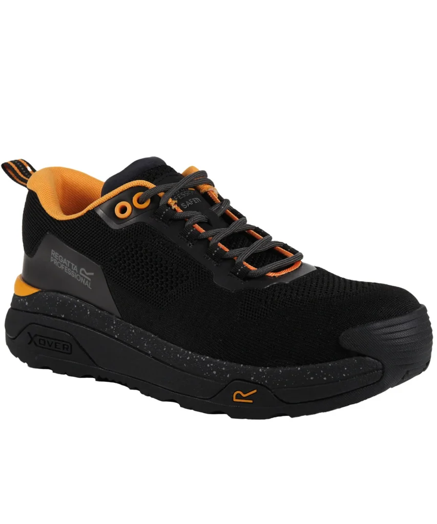 Regatta Professional TRK212 Crossfort S1 X-over metal-free safety trainers Black/Gunmetal