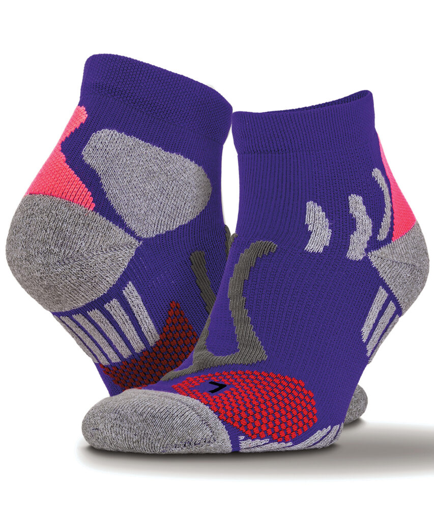 Spiro S294X Technical compression sports socks purple