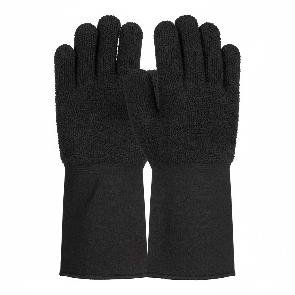 TCG32BLK - 32oz Black Terrycloth with Canvas Cuff