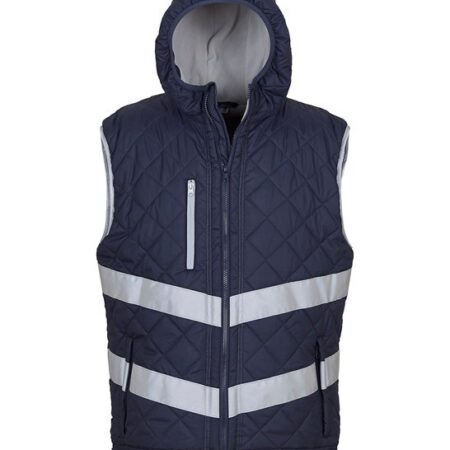 Yoko Hi-vis Kensington hooded gilet (HV007) - Image 2