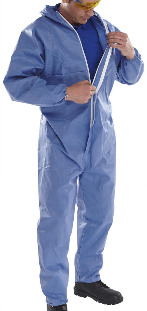 Beeswift Disposable Coverall Type 5/6 Navy COC10N