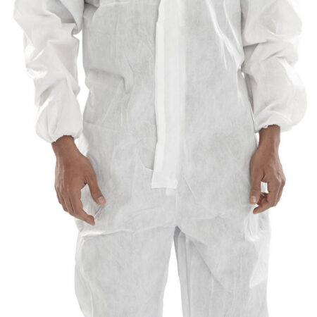 Beeswift Disposable Coverall Type 5/6 White