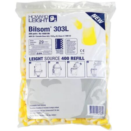 Bilsom® 303L earplugs size Large - Zip top bag of 200 prs (1006186)