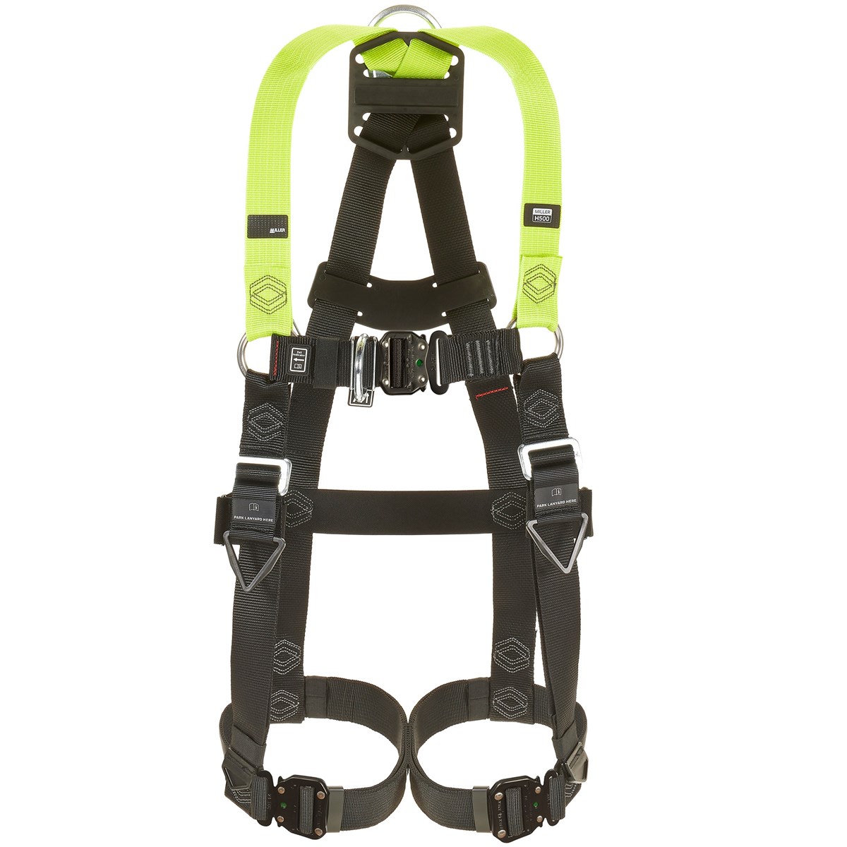 MillerĀ® H500 Quick Release Harness QB 2D (1036101/10/11)