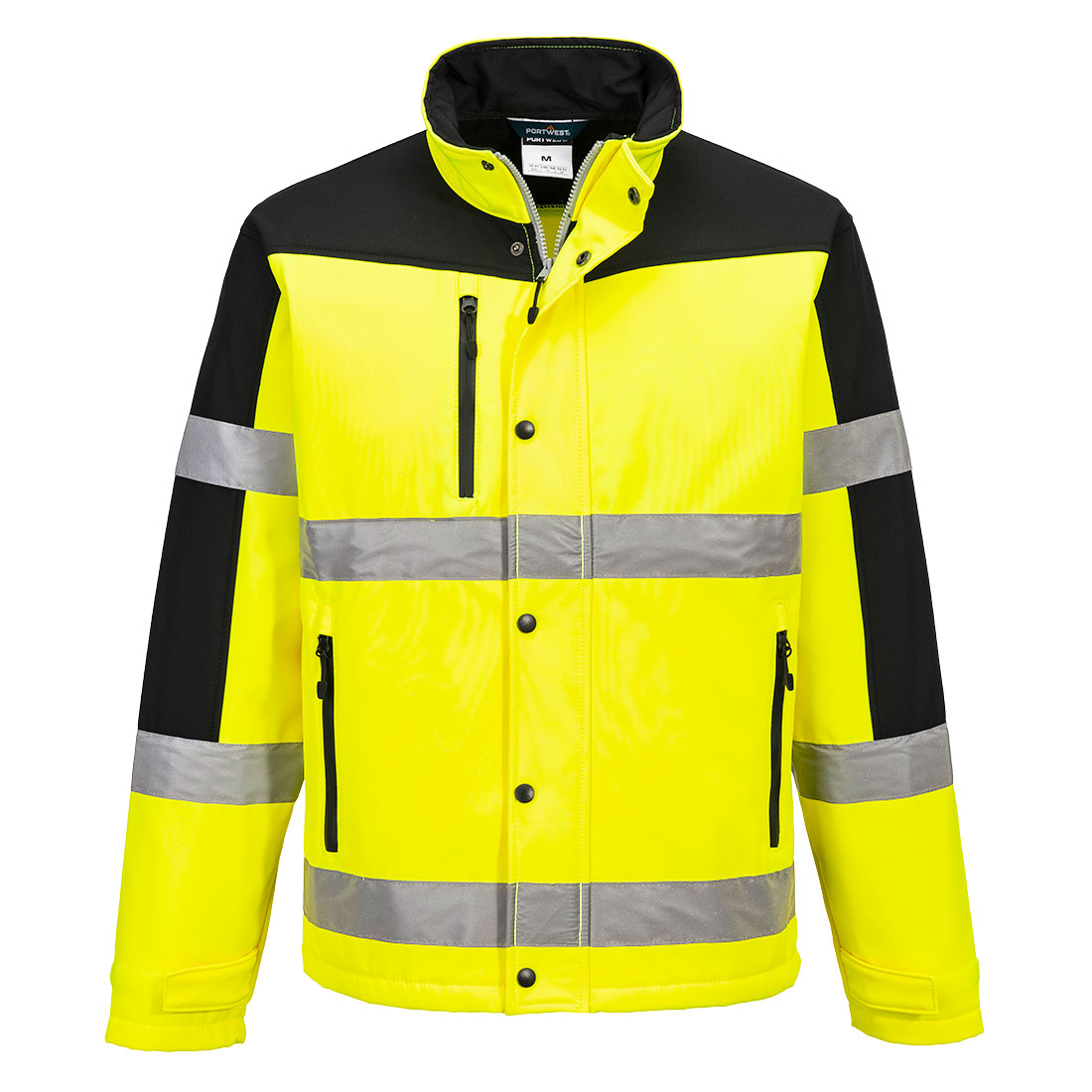 S429 - Hi-Vis Contrast Softshell (3L) - Image 1