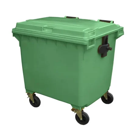 1100L Wheelie Bin - Green
