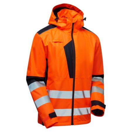 System Hi Vis Eco Lined Orange Jacket