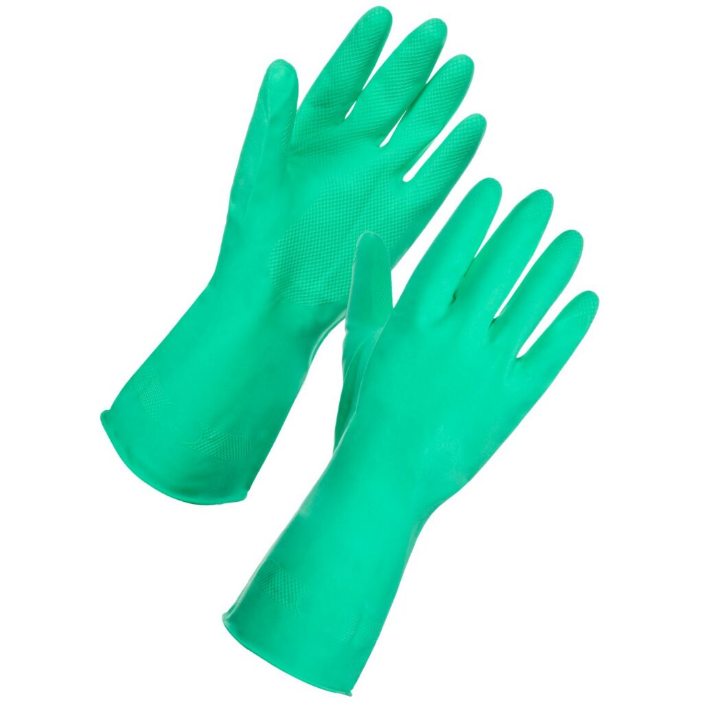 13331-Household Latex Cleaning Gloves Green Priced Per Pair Minimum Order Bag of 12pair
