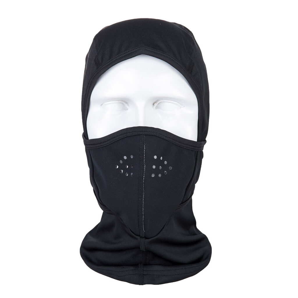 Portwest CS23 - Multiway Balaclava Black- stretchy polyester elastane fabric