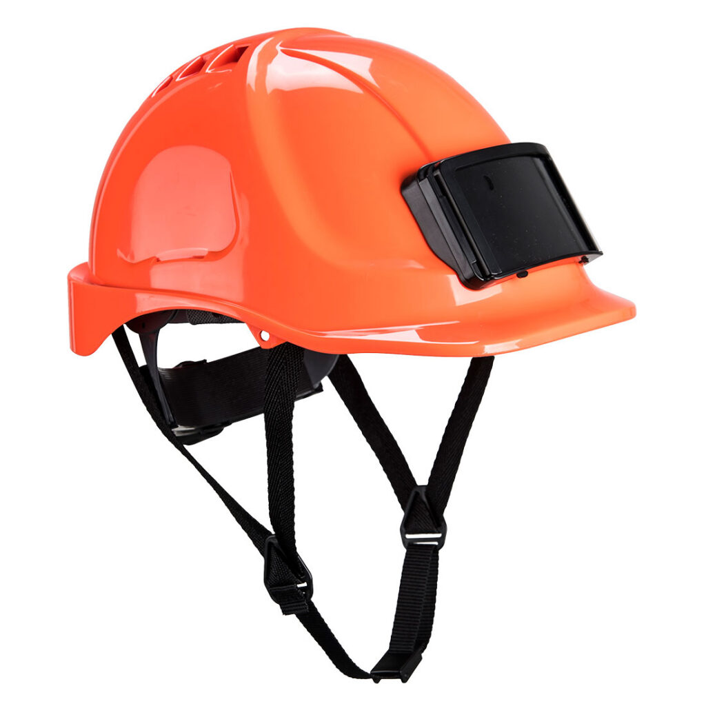 Portwest PB55 - Endurance Vented Badge Holder Helmet Orange | Red | White | Yellow