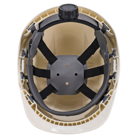 Portwest PG54 -Non-Vented Endurance Glowtex Helmet White-Glow In The Dark - Image 2
