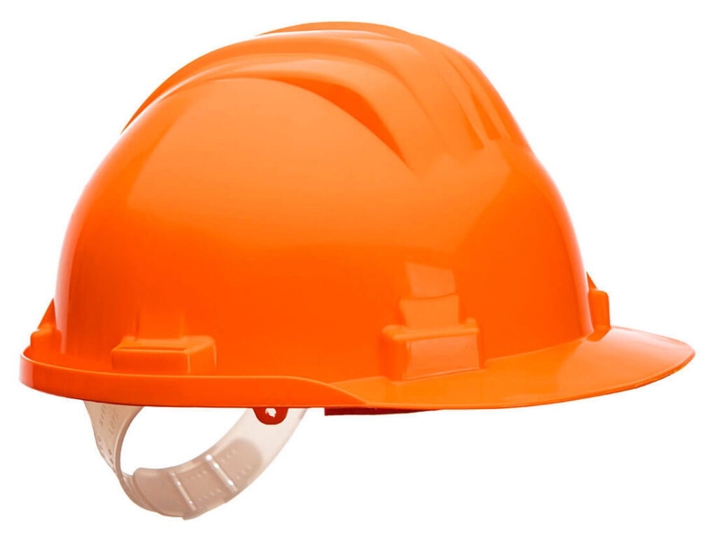 Portwest PS61 - Non-vented Work Safe Helmet Orange, Royal Blue, White, Yellow