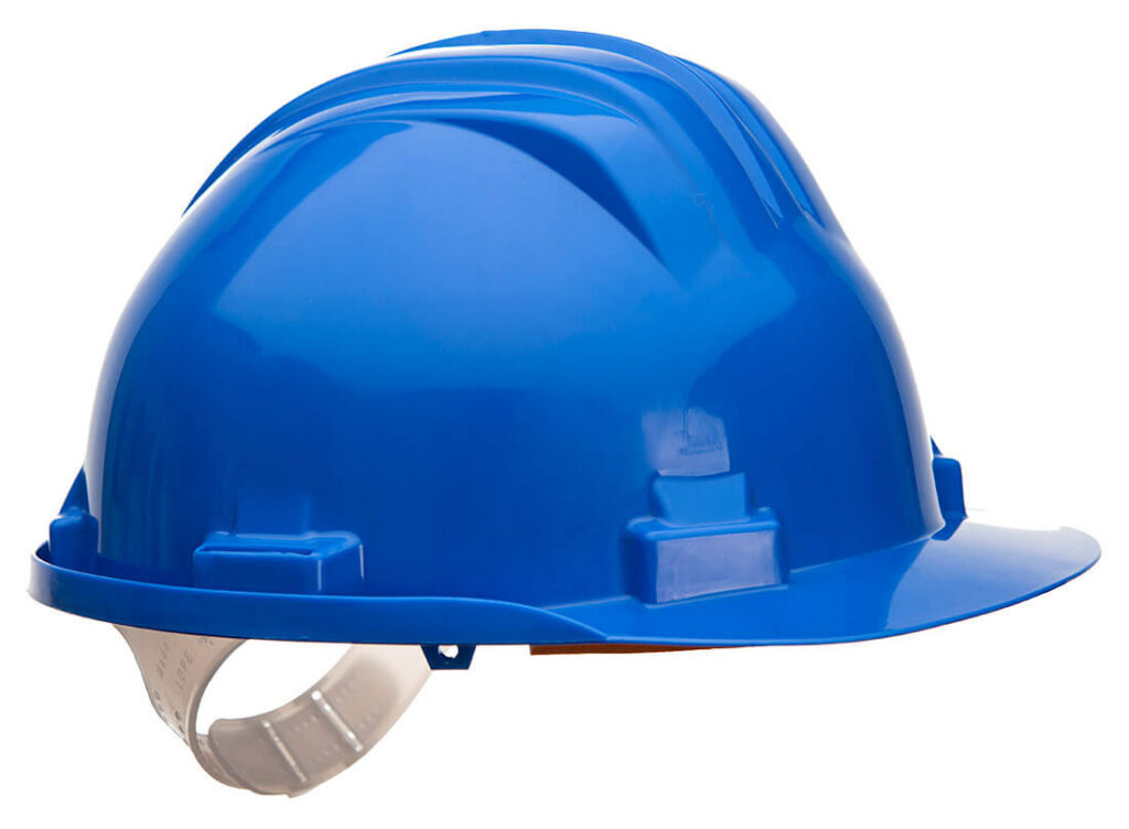 Portwest PS61 - Non-vented Work Safe Helmet Orange, Royal Blue, White, Yellow