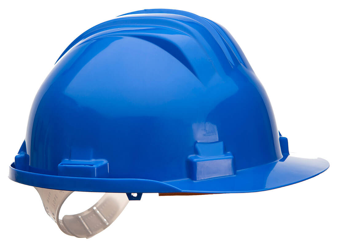 Portwest PS61 - Non-vented Work Safe Helmet Orange, Royal Blue, White, Yellow - Image 3