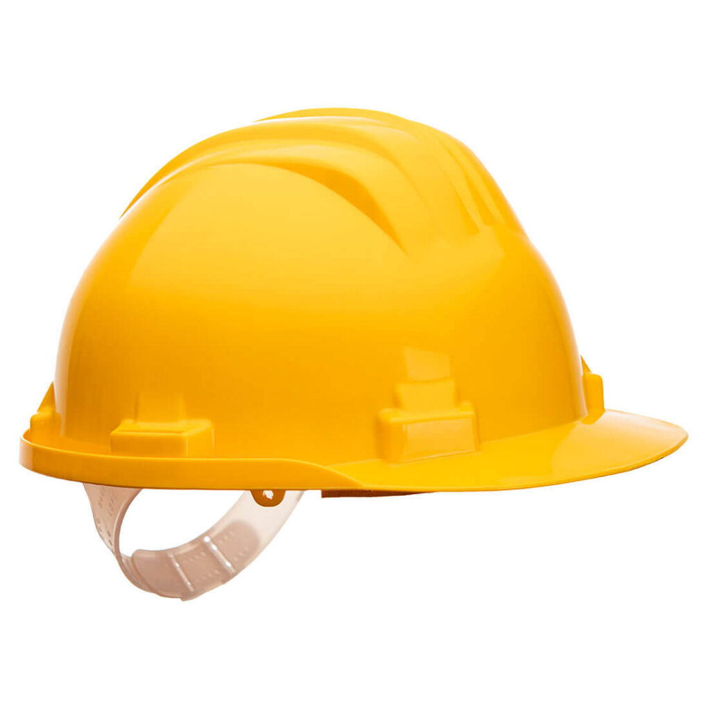 Portwest PS61 - Non-vented Work Safe Helmet Orange, Royal Blue, White, Yellow
