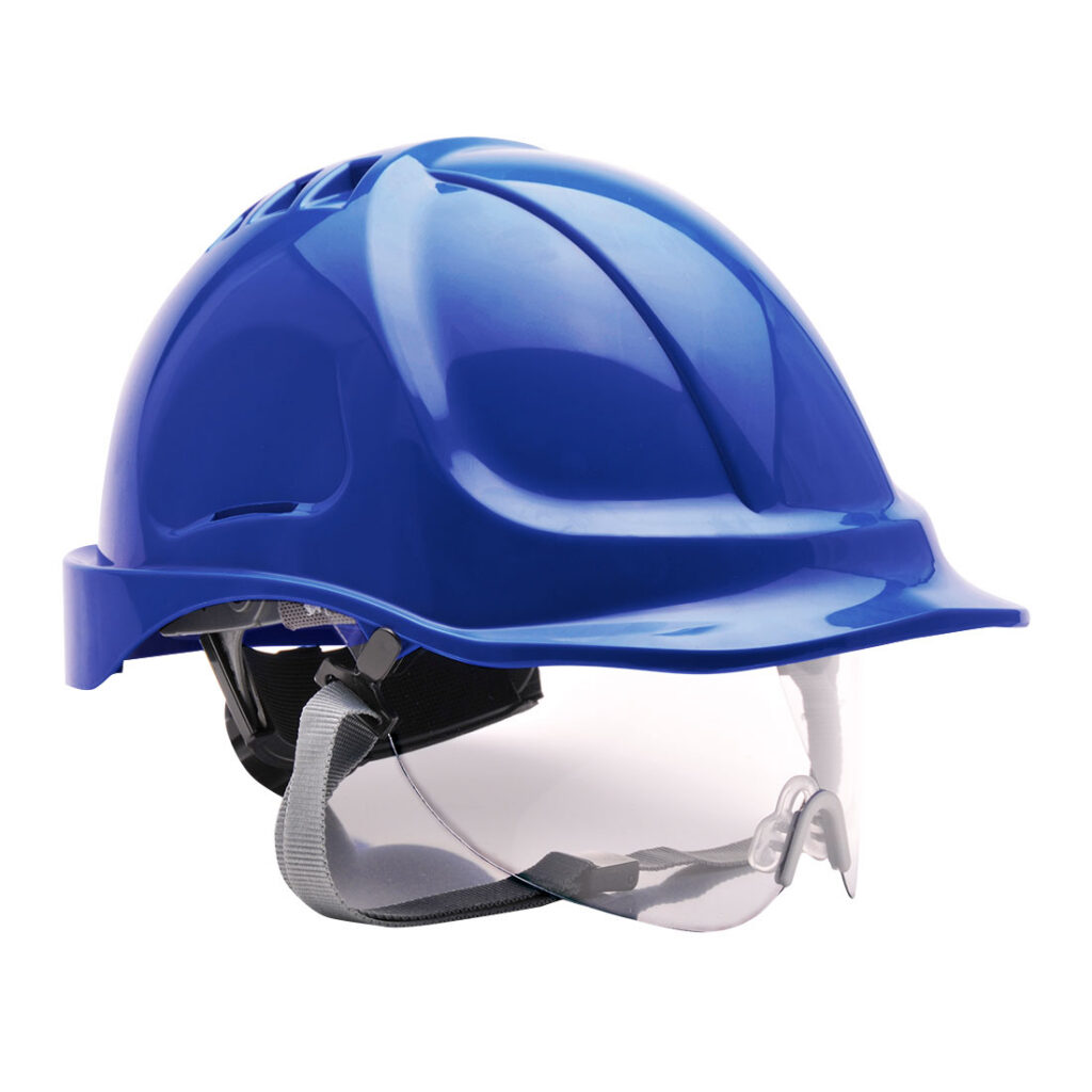 Portwest PW55 - Endurance Visor Vented Helmet Orange | Royal | Red | White | Yellow