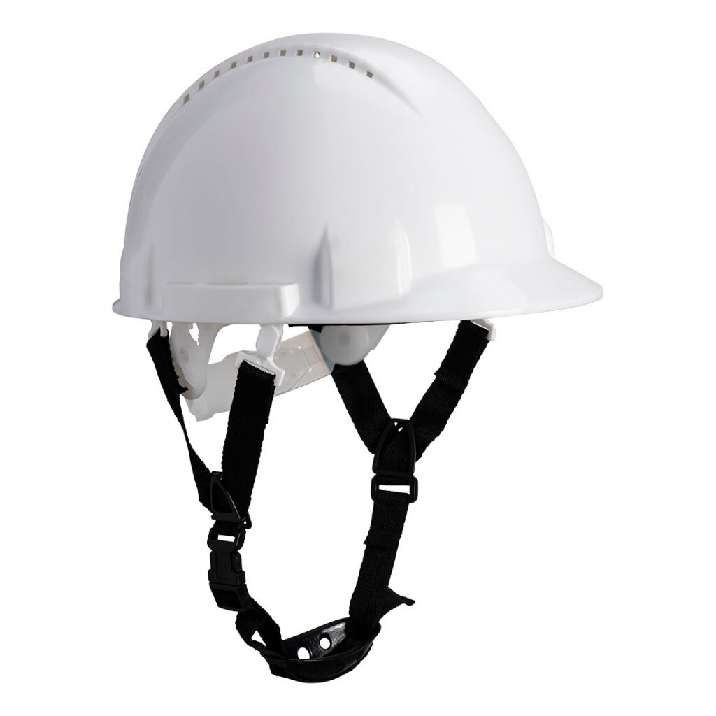 Portwest PW97 - Monterosa Vented Safety Helmet White | Yellow