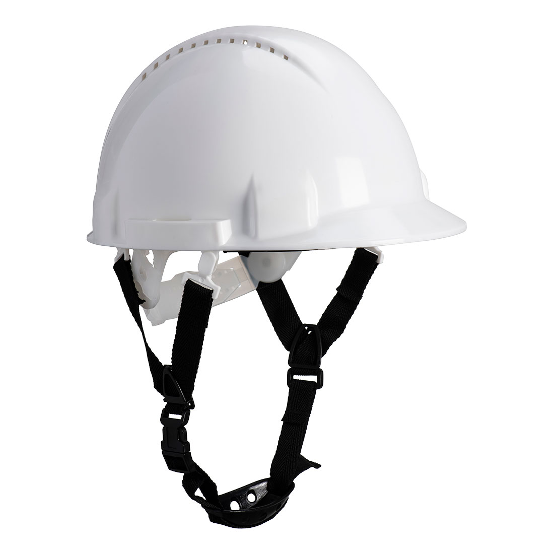 Portwest PW97 - Monterosa Vented Safety Helmet White | Yellow - Image 1